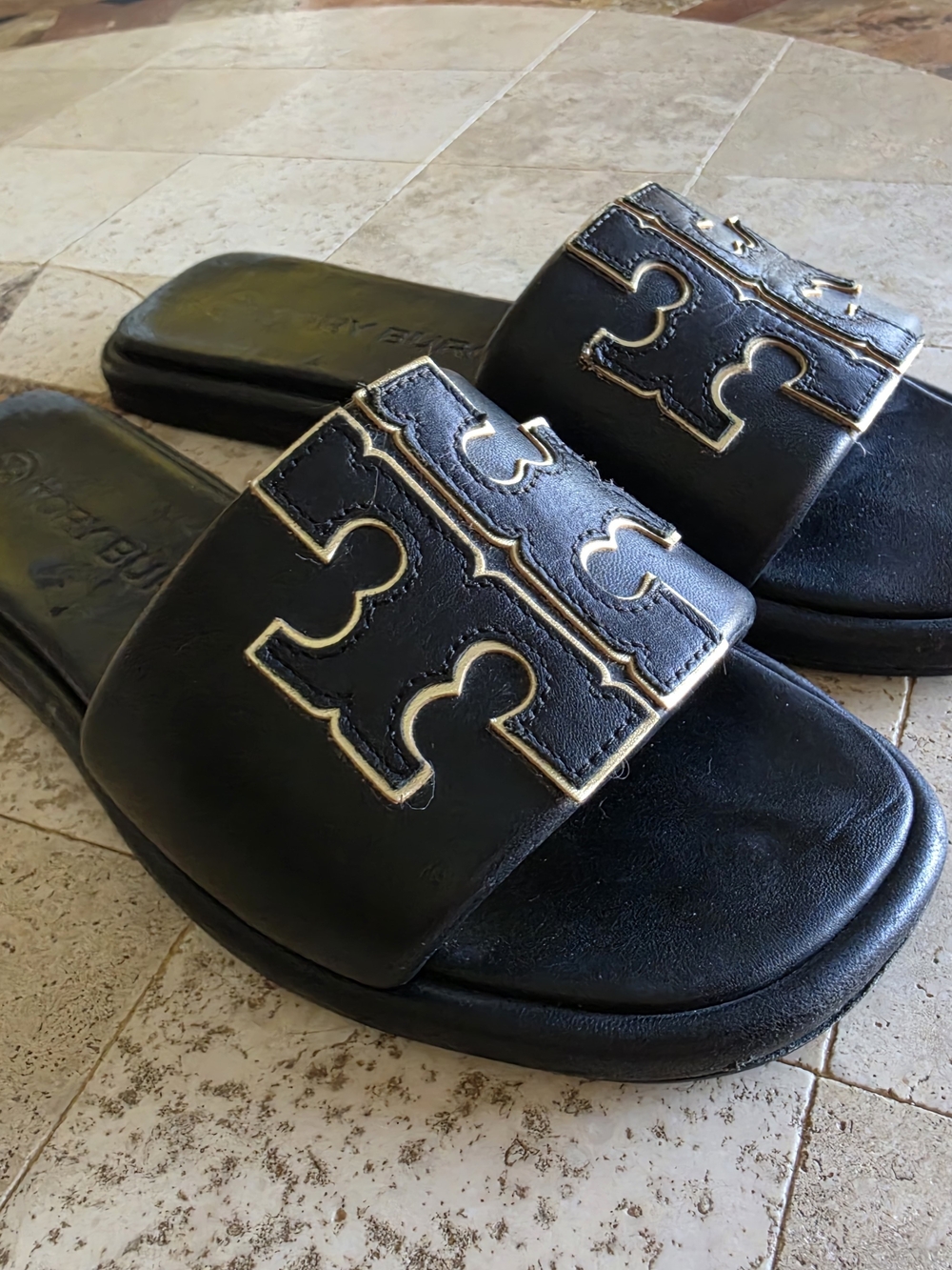 Tory Burch Women's Double T Sport Slides - Picture 14 of 14